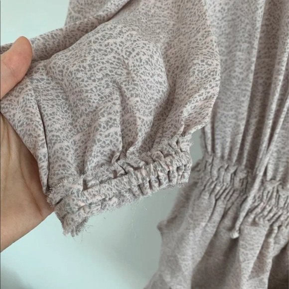 NWOT Loveshackfancy lilac popover silk dress - Picture 4 of 7